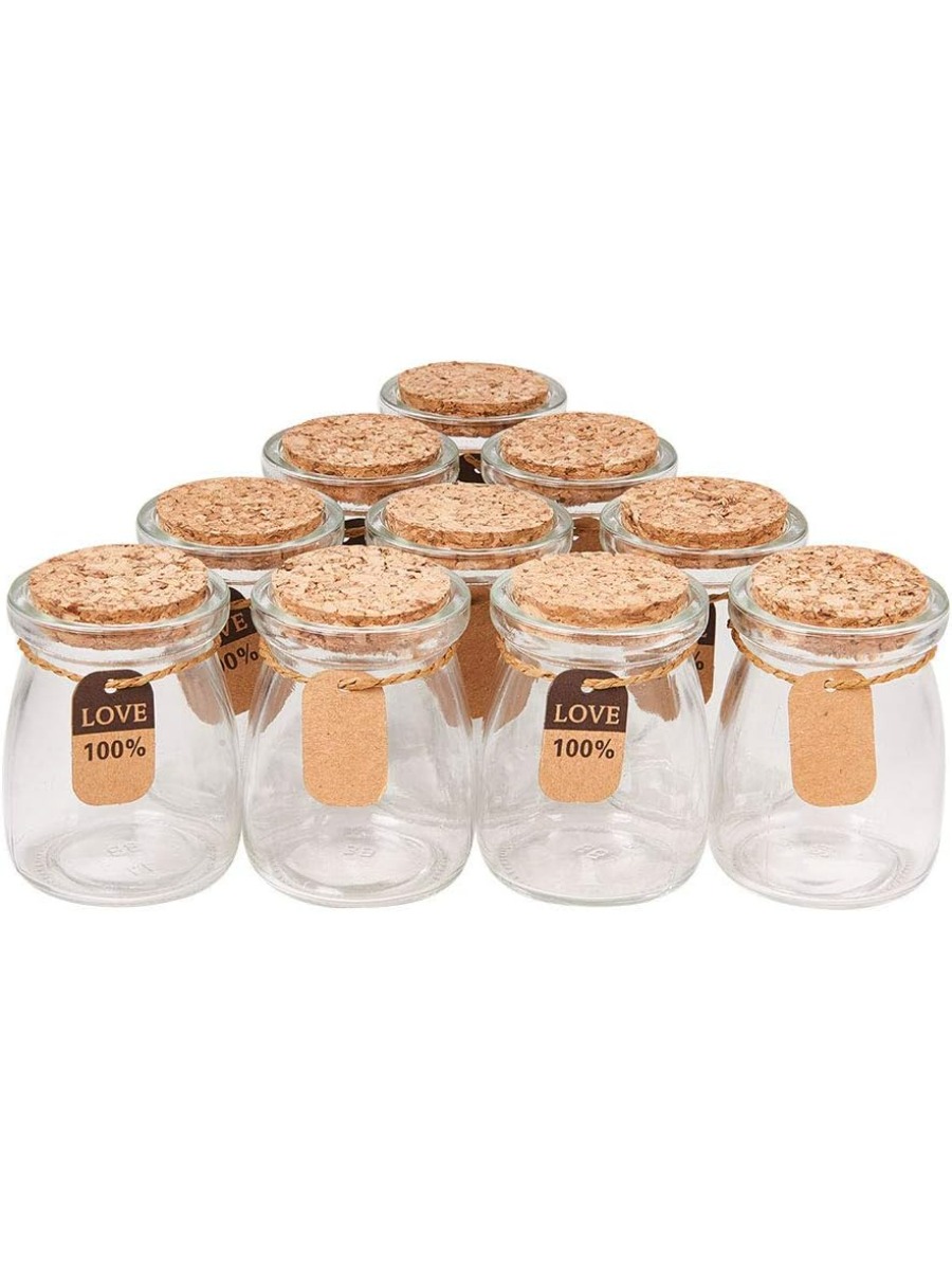 Candle Supplies Glass Jars - 10 Pack Glass Wedding Party Favor