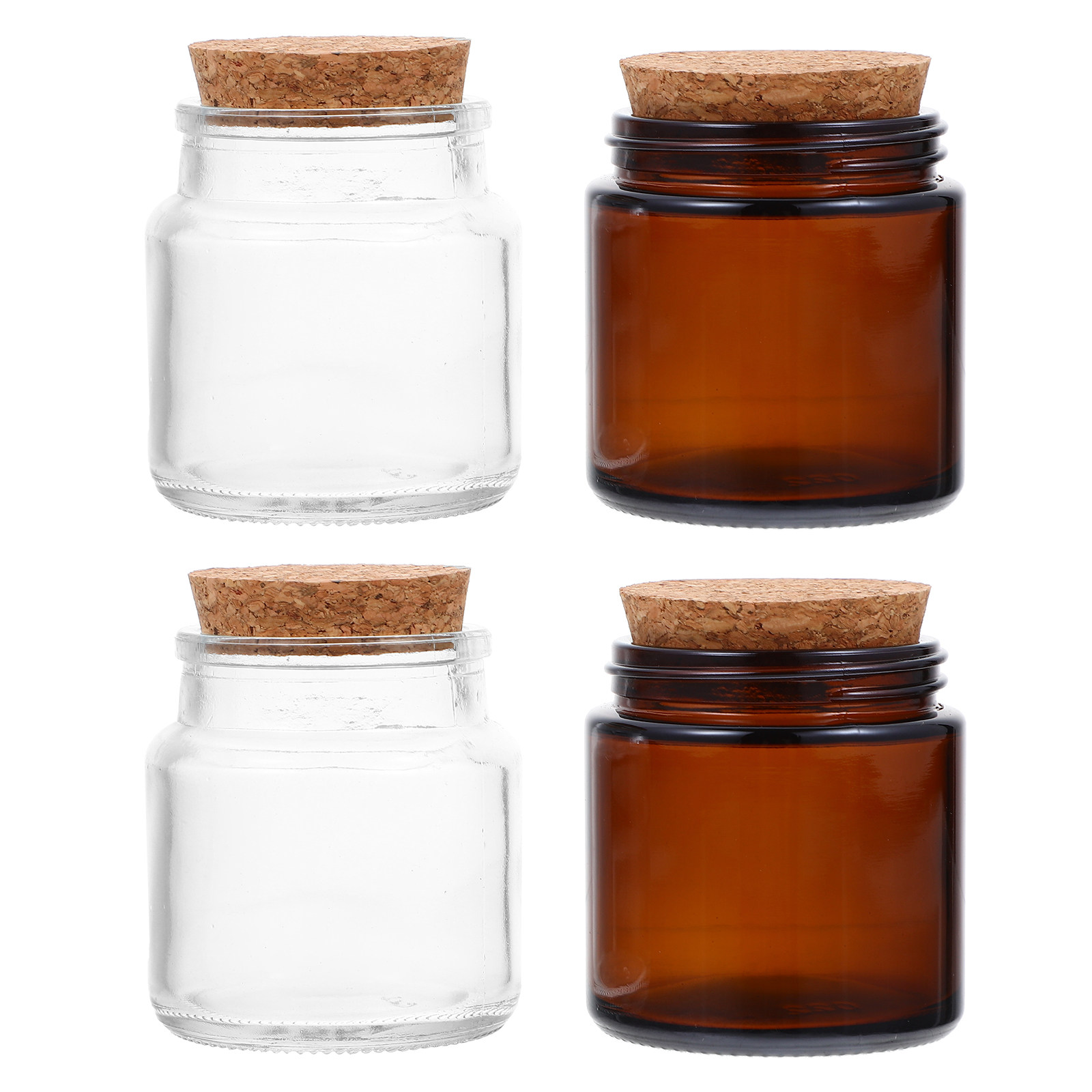 4Pcs Jar for Making Candles Pr - Candle Supplies Glass Jars recension och pris