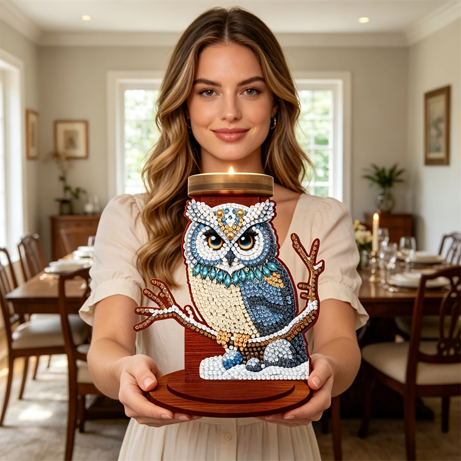 Owl candle holder Halloween ho - Candle Supplies Europe recension och pris