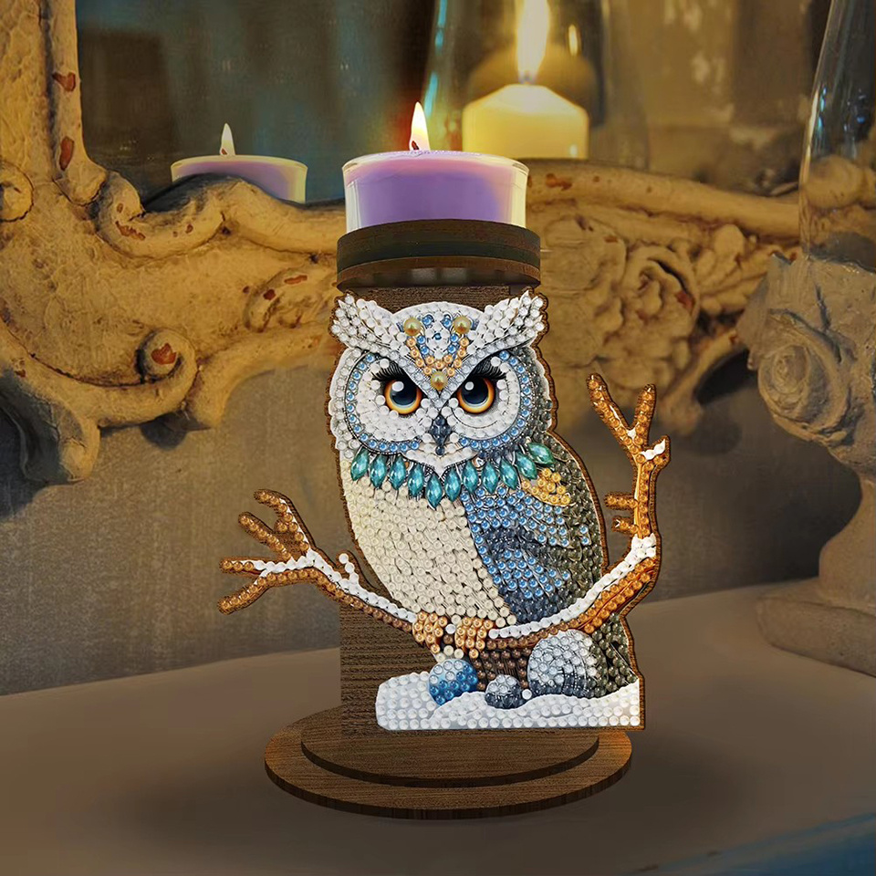 Owl candle holder Halloween ho - Candle Supplies Europe recension och pris