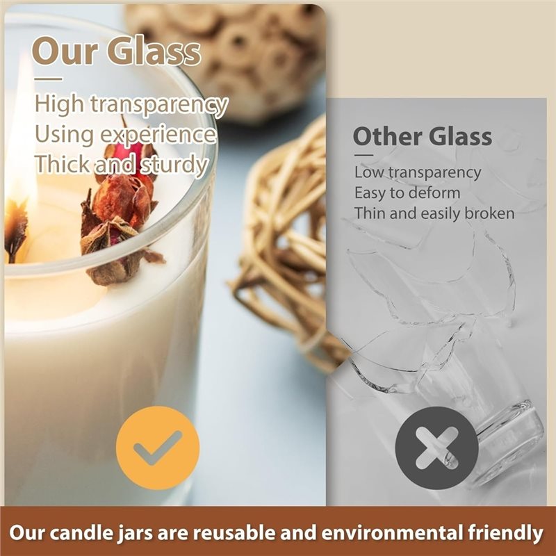 IALJ-For Candle For Making Sup - Candle Supplies Glass Jars recension och pris