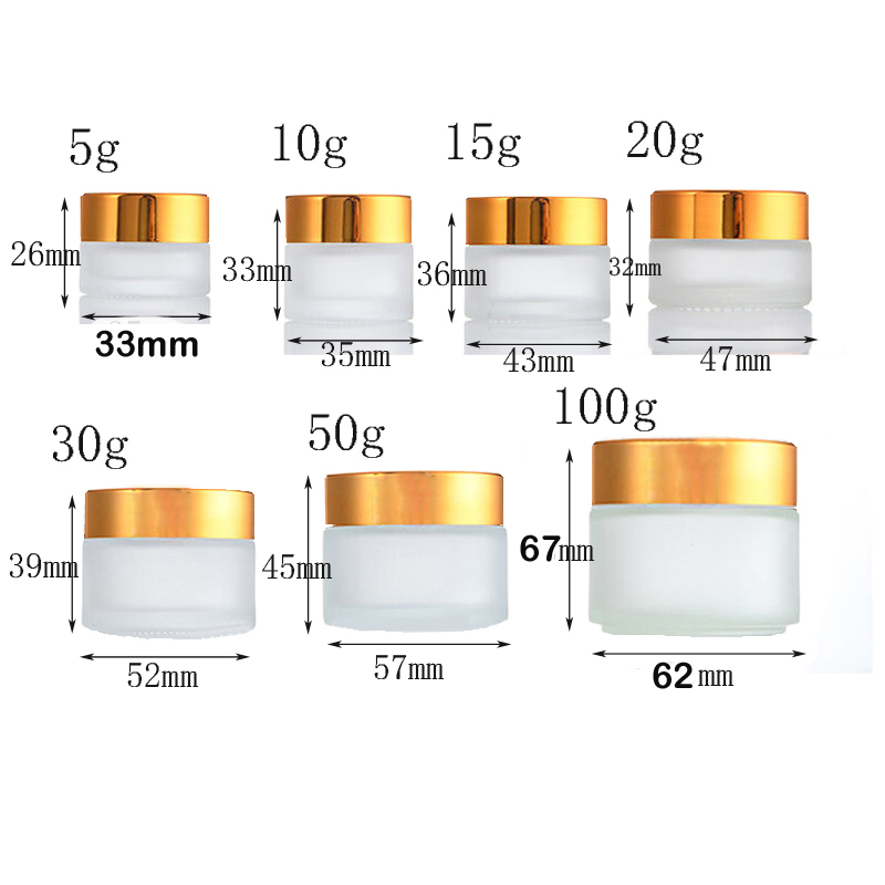 5Pcs 5g-100g Mini Amber Round  - Candle Supplies Glass Jars recension och pris