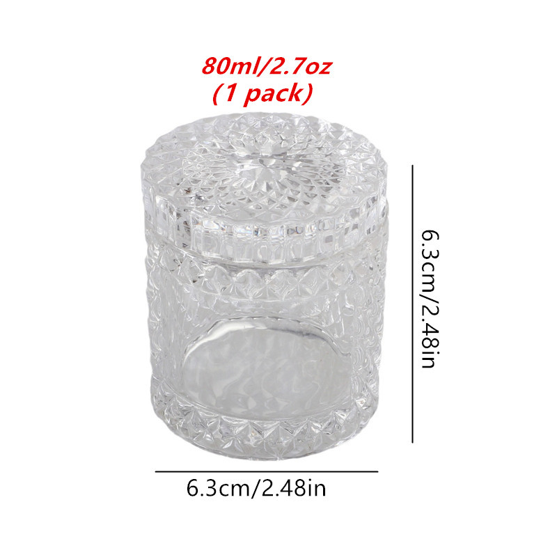 1-Piece 80ml mini Covered Tran - Candle Supplies Glass Jars recension och pris