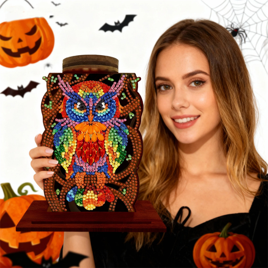 Owl candle holder Halloween ho - Candle Supplies Europe recension och pris