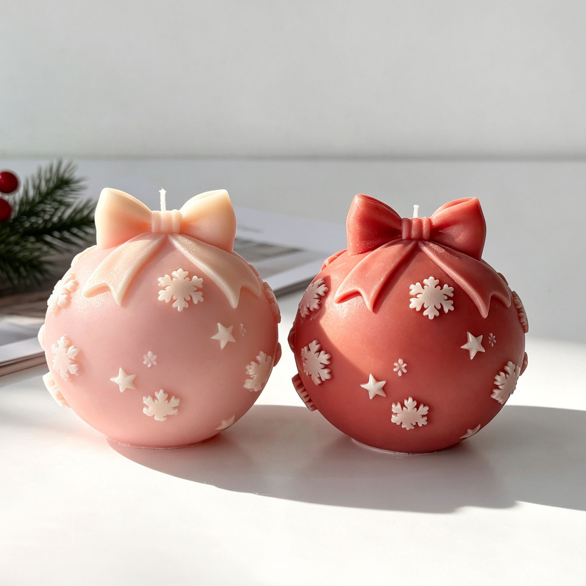 DIY Bow Tie Christmas Ball Sil - Candle Supplies Store recension och pris