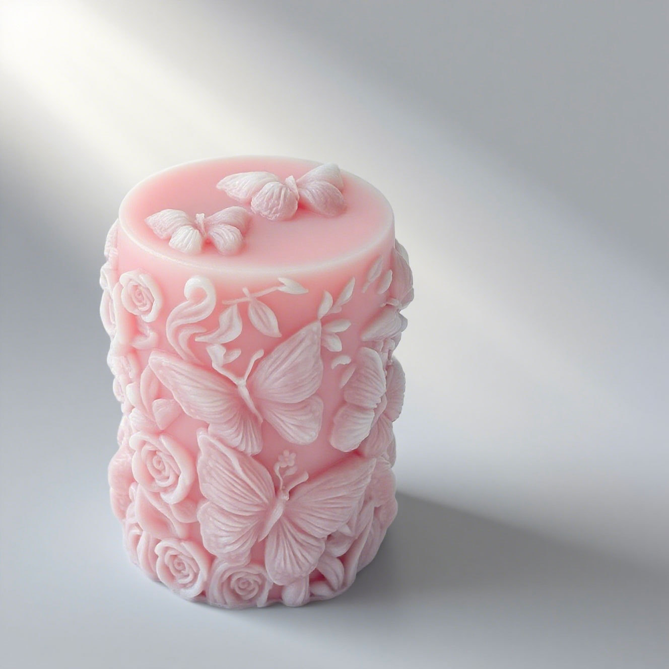 3D Butterfly Flowers Relief Cy - Candle Supplies Store recension och pris