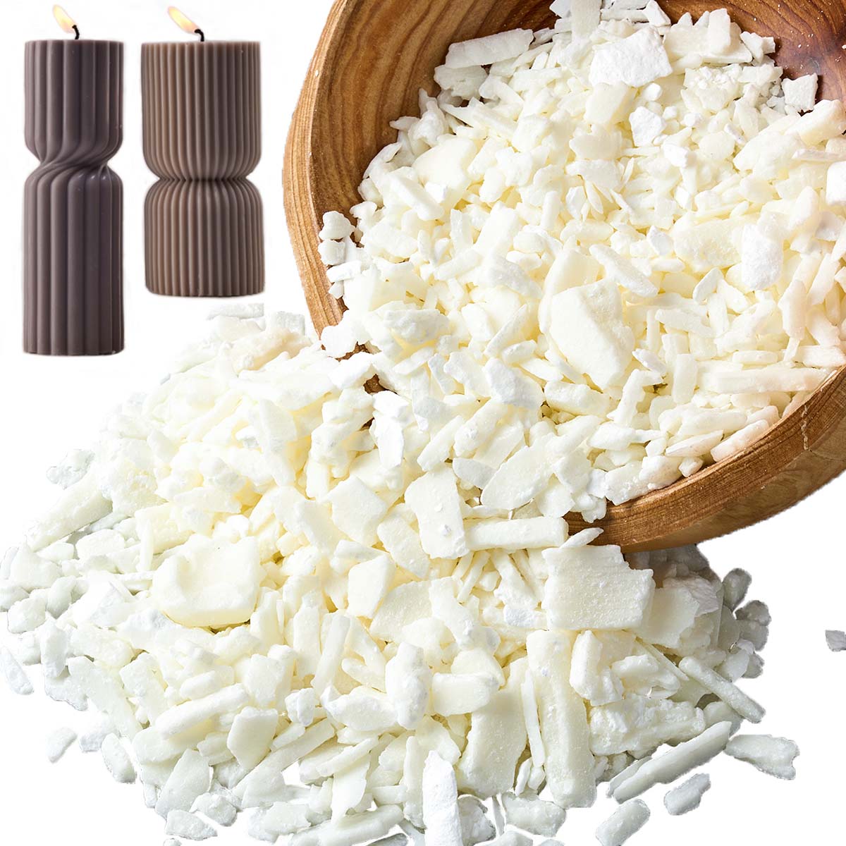 1 Pounds Pure White Soy Wax Fo - Candle Supplies Store recension och pris