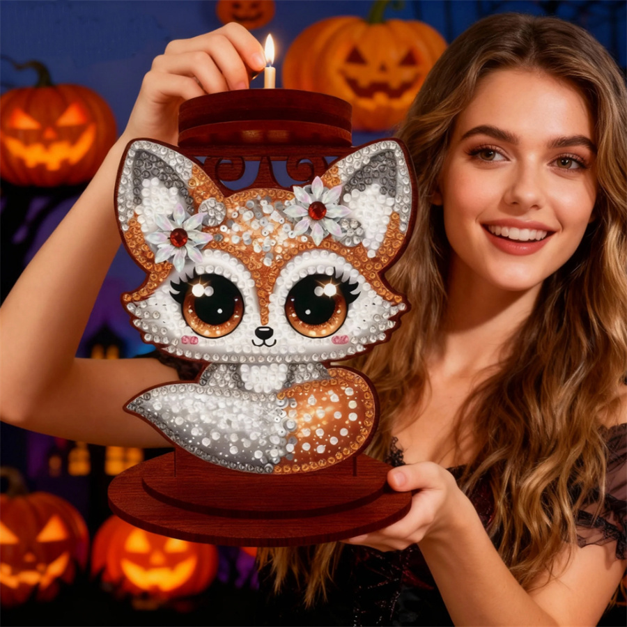 Fox candle holder Halloween ho - Candle Supplies Europe recension och pris