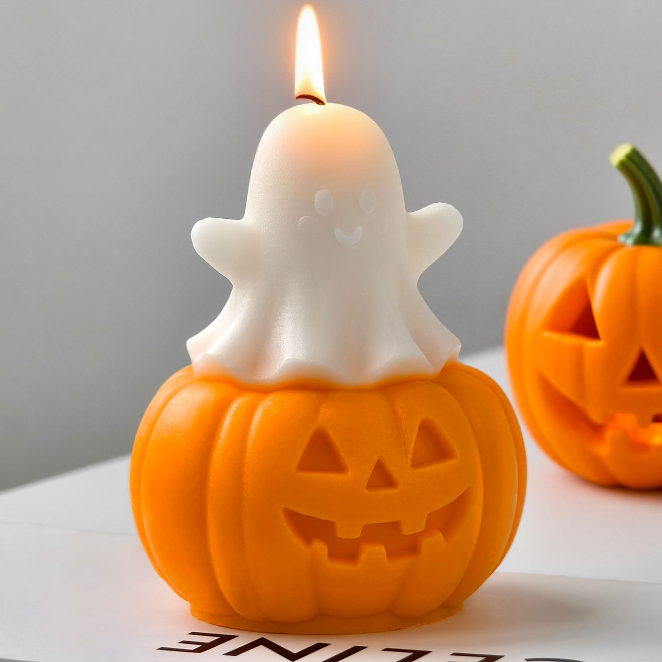 Halloween Ghost Pumpkin Silico - Candle Supplies Store recension och pris