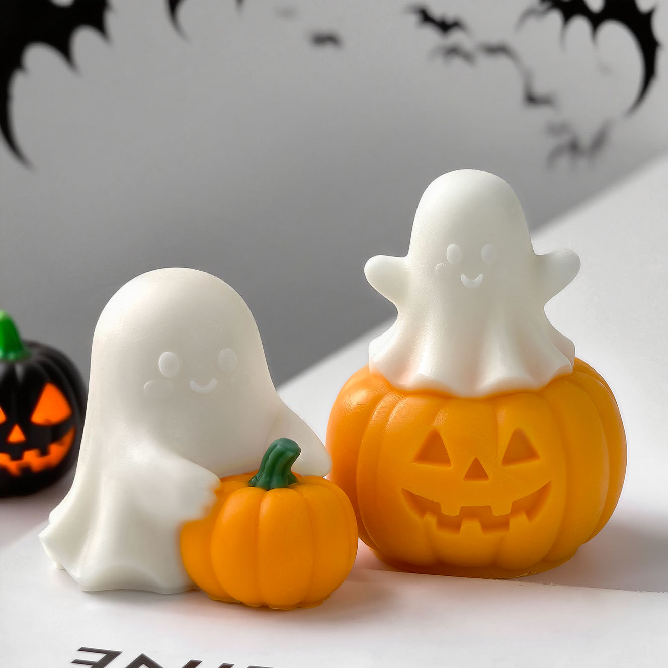 Halloween Ghost Pumpkin Silico - Candle Supplies Store recension och pris