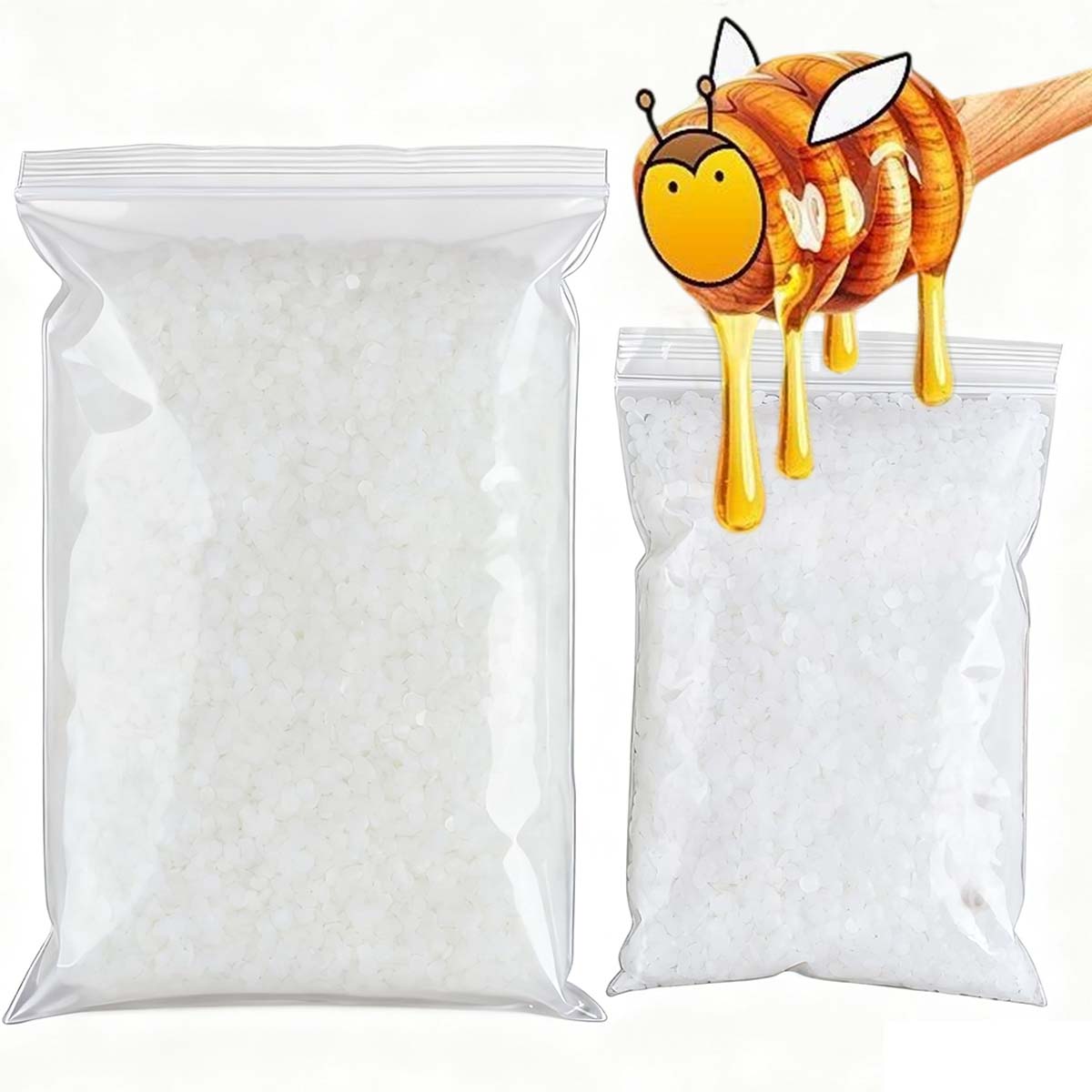 200g-1000g White Beeswax Pure  - Candle Supplies Store recension och pris
