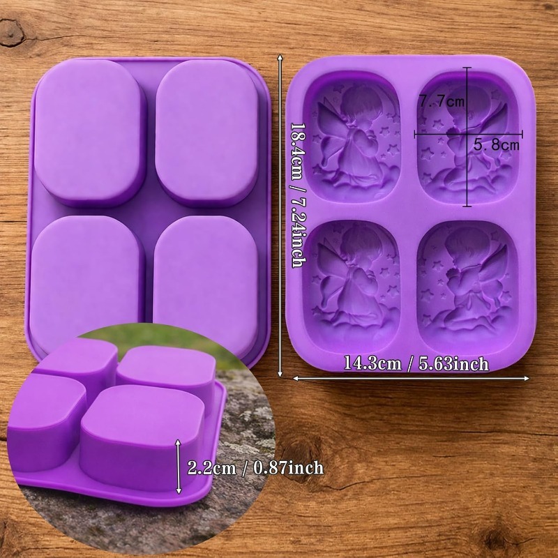 Angel Silicone Mold For Soap M - Candle Supplies Store recension och pris
