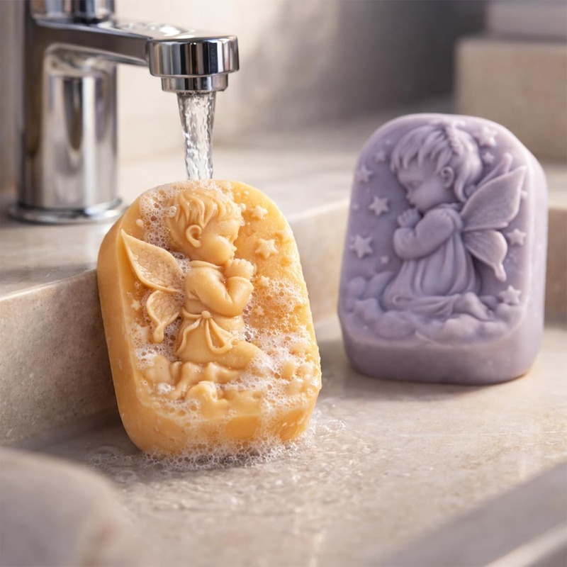 Angel Silicone Mold For Soap M - Candle Supplies Store recension och pris