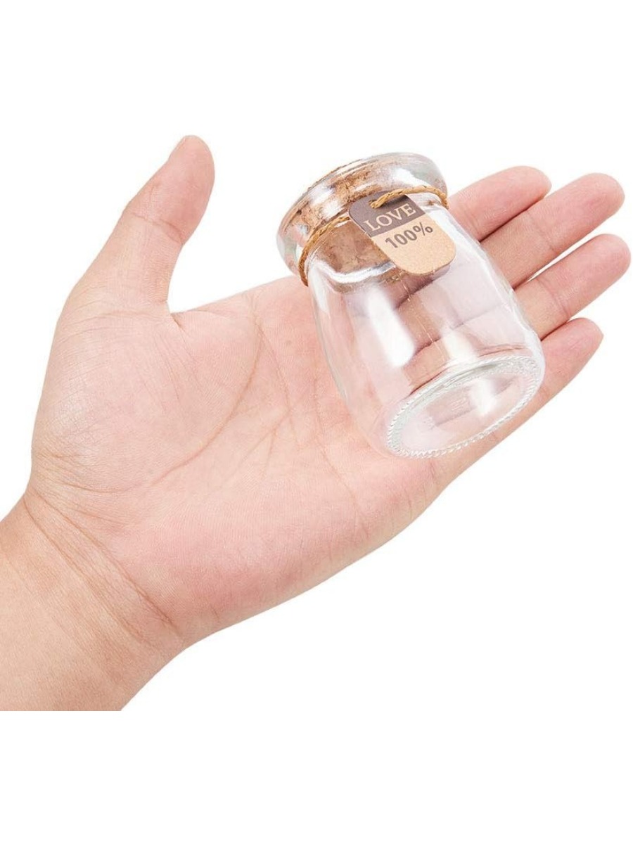 10 Pack Glass Wedding Party Fa - Candle Supplies Glass Jars recension och pris