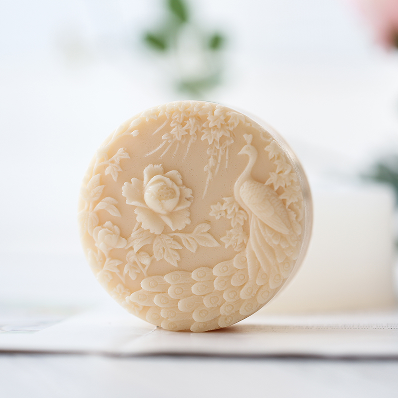 Peacock Flower Pattern Silicon - Candle Making Supplies Usa recension och pris