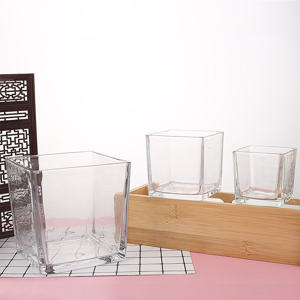 Geometry Square Candlestick In - Candle Supplies Glass Jars recension och pris